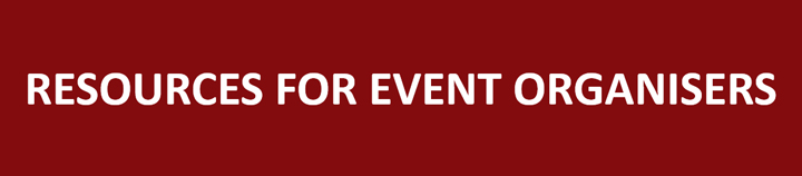 Resources for event organisers Button image